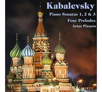 Kabalevski : Sonates pour piano n° 1, 2, 3. Pizarro.