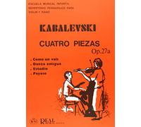 Kabalevsky: 4 Piezas para Violín y Piano, Op.27a