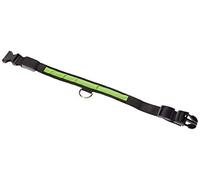 KABB SUN-46-03 LED Perro, llevó USB Recargable Seguridad para Mascotas Impermeable hasta la Longitud de 65 cm Collar de Destello Ajustable, Verde