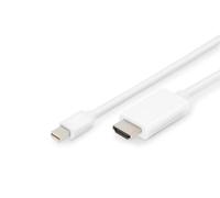 Kabel adapter Displayport 1.2 4K 60Hz UHD Typ miniDP/HDMI