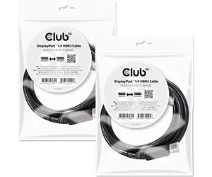Kabel Club3D CAC-2068 DisplayPortâ„¢ 1.4 HBR3 Cable Male/Male 2 m/6.56ft VESA CERTIFIED