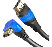 KabelDirekt - 1m Cable HDMI 4K 270° (High Speed HDMI con Ethernet, 4K Ultra HD, 3D, Full HD 1080p, HDR, ARC, PS5, Xbox, HDTV)