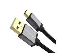 KabelDirekt - 1m Cable Micro-USB (USB 2.0, Conector USB-A al Conector Micro-B, Sincronización y Carga, Nylon)