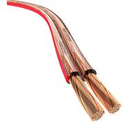 KabelDirekt - 40m Cable de Altavoces (2x1,5mm² Cable de altavoz HiFi, Made in Germany, de cobre puro, con indicación de polaridad, para el mejor sonido posible de su sistema de música)