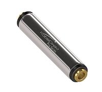 KabelDirekt - Adaptador 3,5mm Jack (jack de audio estéreo de 3,5mm con conector hembra de 3,5mm, contactos dorados, para dos cables jack disponibles)