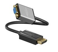 KabelDirekt - Adaptador DisplayPort DP a VGA - 0,15m - (resolución máxima 1920 x 1200/60Hz, para Todas Las Tarjetas gráficas con Salida DP para conectar proyectores o Pantallas con Entrada VGA)