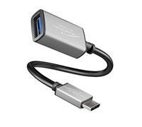 KabelDirekt - Adaptador OTG - 0,15m - USB-A/USB-C - USB 3.0