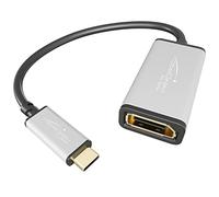 KabelDirekt - Adaptador USB C a DisplayPort DP - 0,15m - (4K/60Hz, USB C 3.1 y Thunderbolt 3, Adecuado para MacBook Pro 2016/2017, MacBook 12“, Chromebook Pixel y Otros Dispositivos)