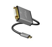 KabelDirekt - Adaptador USB C a DVI - 0,15m - (4K/30Hz, USB C 3.1 y Thunderbolt 3, Adecuado para MacBook Pro 2016/2017, MacBook 12“, Chromebook Pixel y Otros Dispositivos)