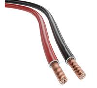 KabelDirekt - Cable FLRY, cable de vehículo, cableado de automóvil - juego de dos rojo/negro con aislamiento, 2 × 2,5 mm² - 10m (para red de a bordo, iluminación, caravana/casa móvil, motocicleta)