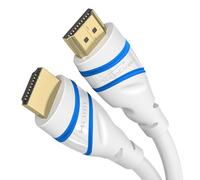 KabelDirekt - Cable HDMI 2.1 8K y 10K - 4m, blanco, certificado