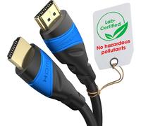 KabelDirekt - Cable HDMI 4K - 7,6m y longitudes mayores (7,5m-22,5m) - Cable HDMI diseñado en Alemania - Soporta 4K@60Hz, UHD, HDR, ARC, Ethernet - HDMI Cable para TV, PC, PS5, Xbox, Switch