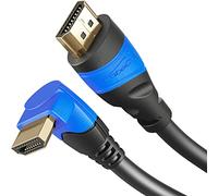 KabelDirekt - 1m Cable HDMI 4K 90° (High Speed HDMI con Ethernet, 4K Ultra HD, 3D, Full HD 1080p, HDR, ARC, PS4, XBO, HDTV)