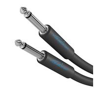 KabelDirekt - Cable para instrumentos/guitarra Mono, de 6,3mm - 3m - (cable de sonido adecuado para conectar guitarras eléctricas, bajos o teclados a un amplificador)