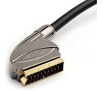 KabelDirekt - Cable SCART - 1,5m | 21 polos, blindaje múltiple, conector de precisión, Full HD, para los sistemas Home Cinema