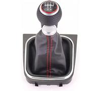 KABELIF pomo de la Palanca de Cambios del Coche para V&olkswagen G&olf 5 MK5 R32 GTD GTI 2004-2009 -Red_5_Speed 5 6 Speed Car Shift Palanca Horizontal Shift Knob Accesorios (Color : Red 5 Speed)