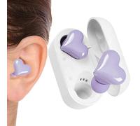 Kabellose In-Ear-Kopfhörer - Herzförmig Wasserdicht | 8 Std. Spieldauer, Geräuschunterdrückung LED Touch Control | Für Erwachsene Frauen Musik Hören Unterwegs Fitness Büro Zuhause