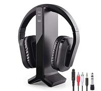 Kabellose Kopfhörer Zum Smart-TV-Schauen mit Ladestation (Digital Optical AUX RCA), TV-Kopfhörer kabellos für Senioren, 30 m kabellose Reichweite, Keine Audioverzögerung