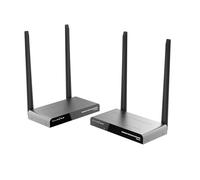 Kabelloses HDMI,Plug & Play-Kit für kabellosen HDMI-Sender und -Empfänger, KVM- und IR-Fernbedienung,HDMI-Loop-out,kabelloser Extender,Live-Streaming Von 1080P-Video und -Audio auf Fernseher/Projekto