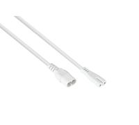 kabelmeister 0.5m White C8 Plug to C7/Euro 8 Socket Extension Cable