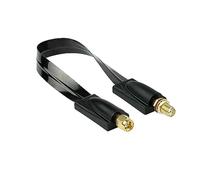 Kabelmeister SMA - Cable plano coaxial para antena 5G, LTE / 4G (cable), color negro, aprox. 20 cm