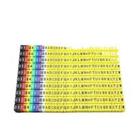 Kabelnummerierungsset, Marcadores de numeración cables eléctricos 100/150 piezas con juegos números y letras(M-3 A-z)