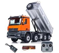 Kabolite K5703 - Camión volquete eléctrico RC 1:14, 8 x 8, mando a distancia, con caja de cambios de 2 velocidades, eje de transmisión de metal, carga máxima de la superficie de carga: 15 kg, color