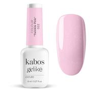 Kabos Esmalte Híbrido Semipermanente UV/LED Gelike 022 *Twinkle Pink* 8ml | Manicura Híbrida, Pedicura y Nail Art | Brillo Duradero