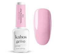 Kabos Esmalte Híbrido Semipermanente UV/LED Gelike 026 Shimmering Pink 8ml | Manicura Híbrida, Pedicura y Nail Art | Brillo Duradero