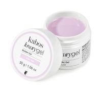 Kabos Gel de constructor de lujo UV/LED Gel base para uñas artificiales 30g | Gel de uñas Lilac Veil UV extensión de uñas | Autonivelante
