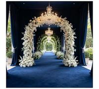 KaBuea Alfombra Decorativa Azul, Alfombra Reutilizable Resistente a Las Manchas for Bodas, Apertura de Negocios, Fondo de Escenario y decoración de Grandes Eventos(3'3" x 32'10" (Rectangular))