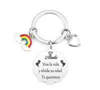 Kabulae Regalos para Abuela,Regalos para Abuelos Originales,Regalos Abuelos Primerizos,Regalos para Abuelos Navidad,Regalo Abuela,Llavero para Abuela