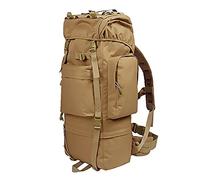 Kabxhueo Al Aire Libre 100l Gran Capacidad Mochila de Senderismo 900D Oxford Mochila Militar Mochila táctica montañismo Bolsa Camping Senderismo Militar Camuflaje Repelente al Agua,Caqui