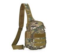 Kabxhueo Bolsa de Pecho Táctica Bolso Cruzada Hombro Mochilas tacticas Militar Impermeable Molle Bandolera Mochila de Pecho para Trekking Camping Cazar Acampada Senderismo Ciclismo,Mountains