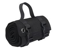 Kabxhueo Tapete de Tiro Enrollable Tiro táctico/Tapete de Caza Impermeable Antideslizante Estera de Tiro al Blanco Al Aire Libre Portátil Estera táctica Pistola Rifle Estera de Limpieza,Negro