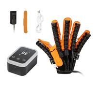 KACBFEE Guante robótico para rehabilitación de Manos Tras un accidente cerebrovascular Dispositivo eléctrico de Entrenamiento de Dedos para la recuperación de la hemiplejia y la Artritis R S