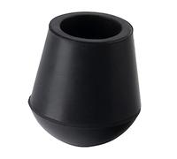 KACCDE 1 funda protectora de goma para bastón de senderismo, almohadillas protectoras de punta de bastón, extremos reemplazables para invierno, almohadillas de goma de repuesto