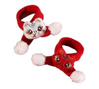 KACCDE 1 par de bufandas ligeras de punto para perros, diseño de serpiente, para festividades, Año Nuevo, ropa para mascotas