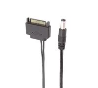 KACCDE 1 par de cables de alimentación eficientes DC5521 macho de 12 V a CC 5,5 x 2,1 / CC 5,5 x 2,5 mm, cable de alimentación para extensión de computadora de suministros modernos