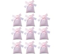 KACCDE 10 bolsas elegantes de terciopelo suave con cordón, lazos de mariposa, bolsas de almacenamiento para organizar objetos pequeños