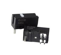 KACCDE 2 interruptores ópticos MicroSwitch FE F1S100 para Point 36K, Chakram MicroButtons 100 millones de clics, interruptores ópticos de repuesto