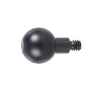 KACCDE Adaptador de cabeza esférica de aluminio de 20 mm a tornillo de 1/4 pulgadas, trípodes, accesorio de cabeza esférica, instalación simple para soportes de transmisión en vivo, adaptador de