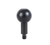 KACCDE Adaptador de cabeza esférica de aluminio de 20 mm a tornillo de 1/4 pulgadas, trípodes, accesorio de cabeza esférica, instalación simple para soportes de transmisión en vivo, adaptador de