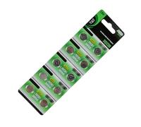 KACCDE AG10 LR1130 - Pilas de botón de 1,55 V, batería de entrada sin llave para electrónica pequeña