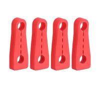 KACCDE Amortiguador de puerta con aislamiento insonorizado, cojín silencioso, almohadilla de sellado de ruido, protector de amortiguación de goma para puerta de coche, amortiguador de sonido