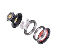 KACCDE Auriculares universales para bicicleta, rodamientos de sellado de aluminio, rodamiento recto cónico, rodamientos de horquilla internos, gestión de cables internos de bicicleta de carretera