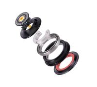 KACCDE Auriculares universales para bicicleta, rodamientos de sellado de aluminio, rodamiento recto cónico, rodamientos de horquilla internos, gestión de cables internos de bicicleta de carretera