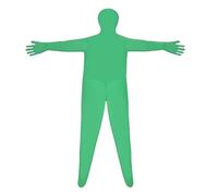 KACCDE Body elástico ajustado para foto y video | Disfraz unisex para fotografía de cuerpo completo, color verde Chromakey para adultos, disfraz elástico para fotos y videos