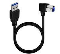 KACCDE Cable USB 3.0 de alta velocidad/cable para impresora, monitor, estación de acoplamiento amplia compatibilidad USB 3.0 a B datos USB