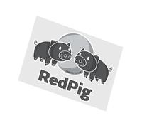 KACCDE Calcomanías de PVC para marco de bicicleta, diseño de animales rojos, para personalización de carretera de montaña, calcomanías reflectantes para motocicleta